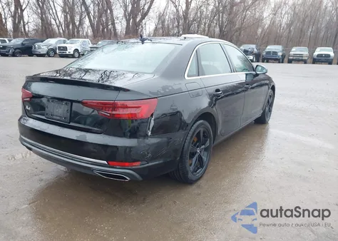 2019 Audi A4 40 Premium/40 Titanium Premium from USA, damaged, VIN WAUGMAF42KN011345
